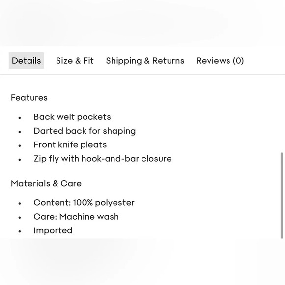 NWT Aritzia Wilfred Dashwood Pant - Black Crepette High-waisted pleated trousers - Picture 12 of 16